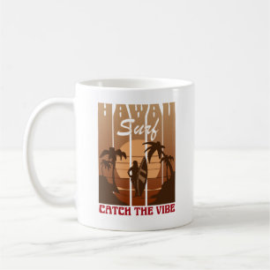 Taza De Café Surf de Hawaii atrapan al Vibe
