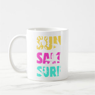 Taza De Café Surf de sal solar - Vibes de verano