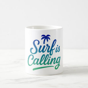 Taza De Café Surf está llamando