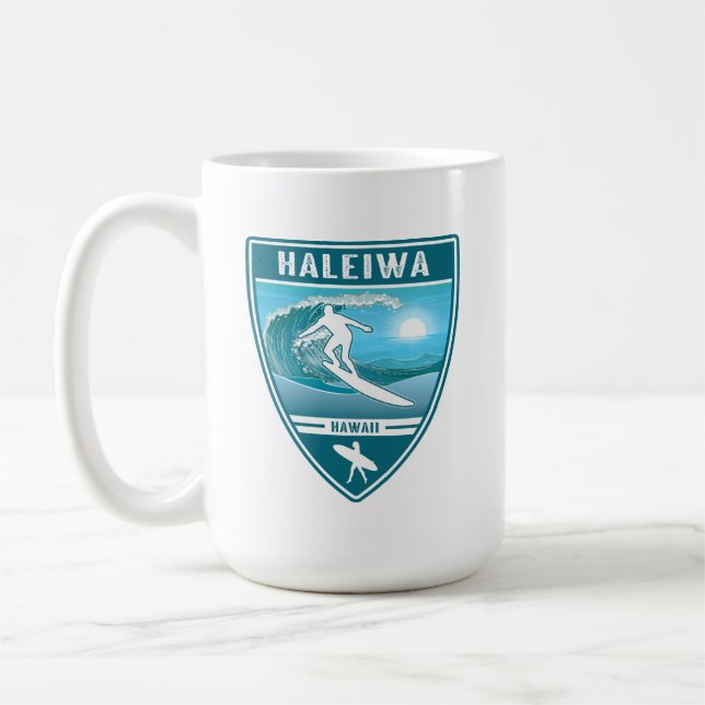 Taza De Café Surf Haleiwa Hawaii (Izquierda)