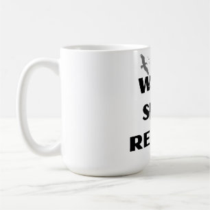 Taza De Café Surf Silhouette Glass