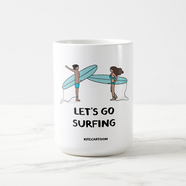 Taza De Café Surf/Surf - Vamos a surfear (Centro)
