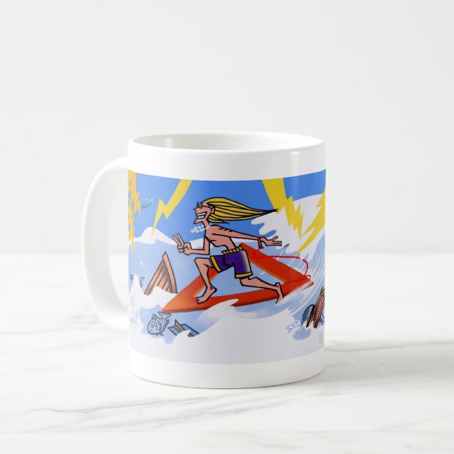 Taza De Café Surf The Bermuda Triangle mug (Anverso izquierdo)