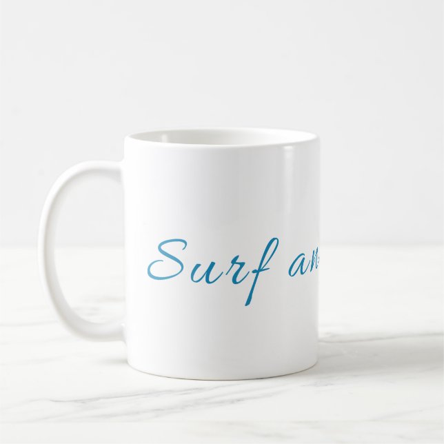 Taza De Café Surf y Let Surf (Izquierda)