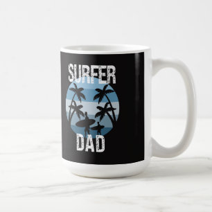 Taza De Café Surfer Dad Pegatina