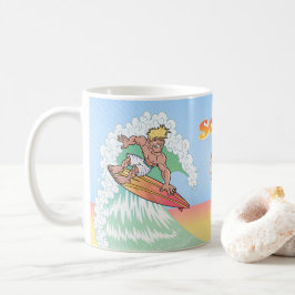 Taza De Café Surfer SoCal con sol