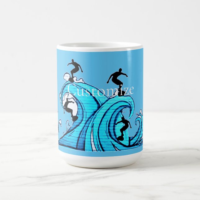 Taza De Café Surfers Everywhere Thunder_Cove (Centro)