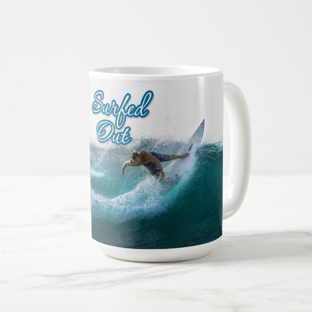 Taza De Café Surfing 11 (Anverso derecho)