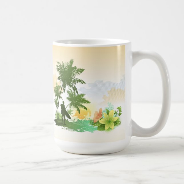 Taza De Café Surfing 6 (Derecha)