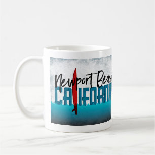 Taza De Café Surfing de Newport Beach California