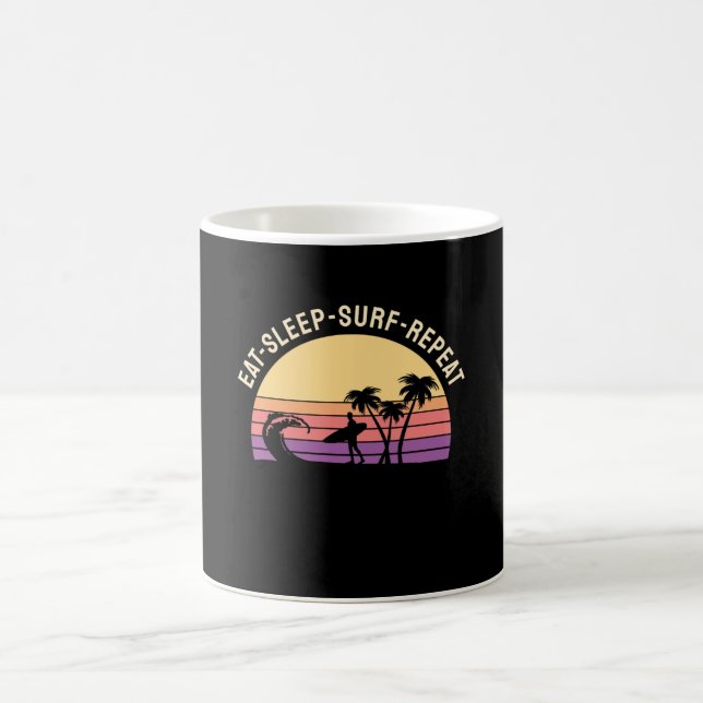 Taza De Café Surfing Retro (Centro)