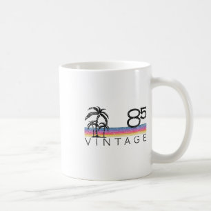 Taza De Café Surfing Vintage 1985 Océano Pacífico Atardecer Reg