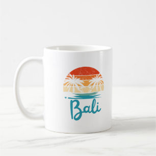 Taza De Café Surfing vintage playa de Bali Indonesia