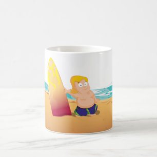Taza De Café Surfista