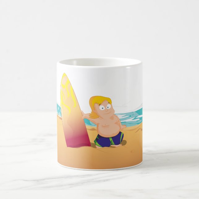 Taza De Café Surfista (Centro)