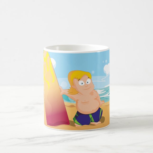Taza De Café Surfista (Centro)