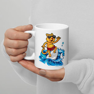 Taza De Café Surfista de gatos de Guay
