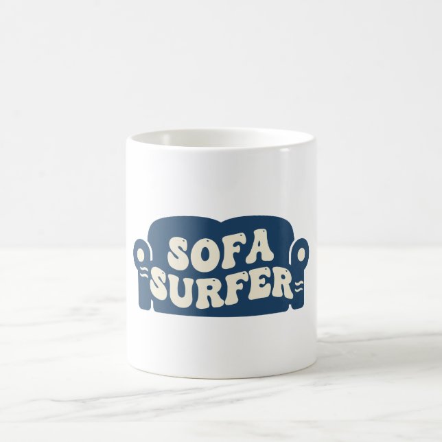 Taza De Café Surfista de Sofá (Centro)