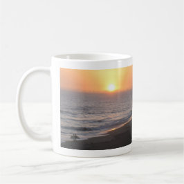 Taza De Café Surfistas del Atardecer
