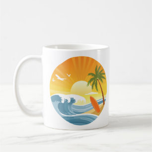 Taza De Café ¡Surf's Up!