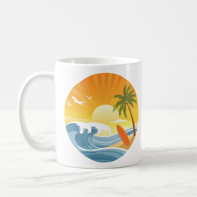 Taza De Café ¡Surf's Up! (Izquierda)