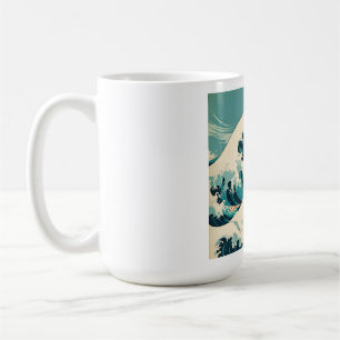 Taza De Café Surf's Up Retro Wave Design Classic California