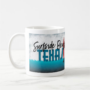 Taza De Café Surfside Beach Texas Surfboard Surfboard