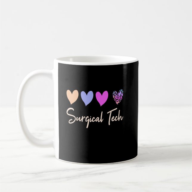 Taza De Café Surg Scrub Técnico Técnico Quirúrgico Tecnológico (Izquierda)