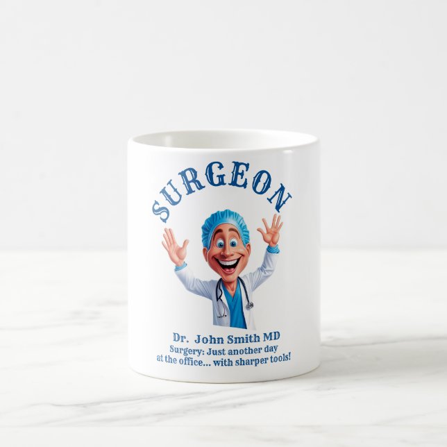 Taza De Café surgeon doctor medical gown operating room (Centro)