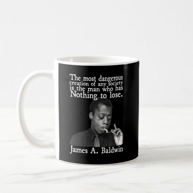 Taza De Café Surprise Gift James Baldwin Halloween (Izquierda)