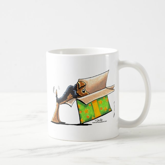 Taza De Café Surprise Me Airedale Welsh Terrier (Derecha)