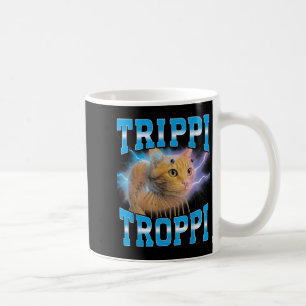 Taza De Café Surreal italiano Brainrot Meme Trippi Troppi Cat F