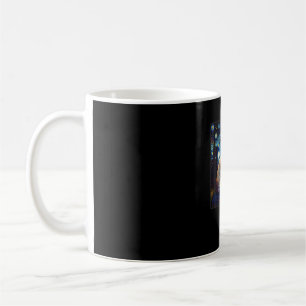 Taza De Café Surrealismo Noche estrellada gato himalayo