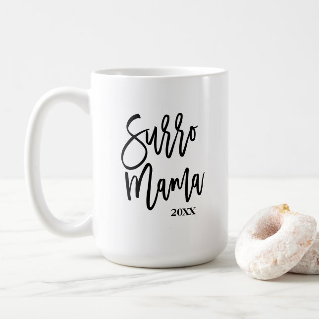 Taza De Café Surrogate Surro Mama Coffee Mug Gift (Con donut)