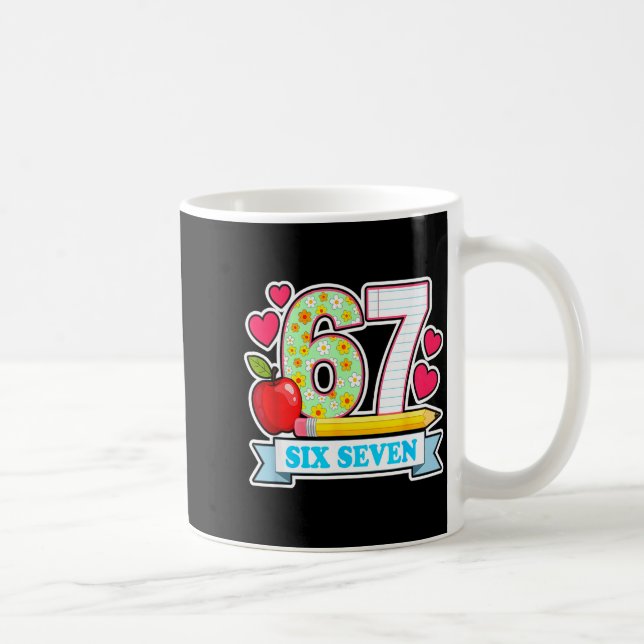 Taza De Café Survived 67 Days Of School Shirt Teachers Student  (Derecha)