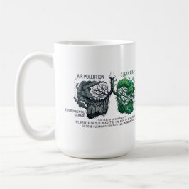Taza De Café Sus pulmones son un reflejo de nuestro planeta