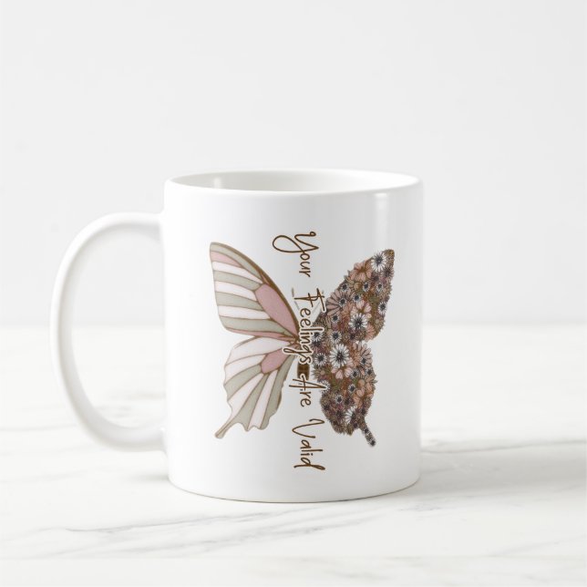 Taza De Café Sus sentimientos son válidos (Izquierda)