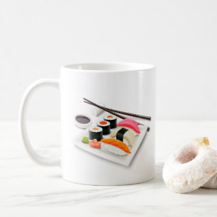 Taza De Café Sushi delicioso japonés