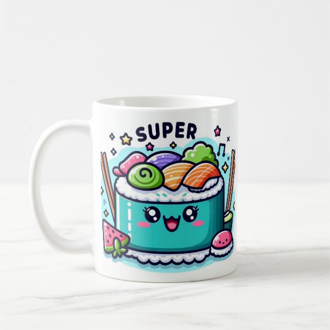 Taza De Café sushi funky (Izquierda)
