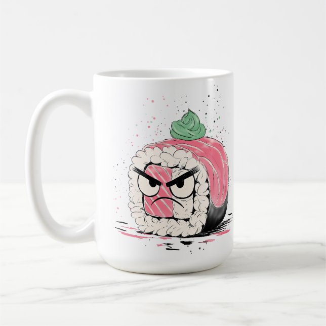 Taza De Café Sushi Grumpy (Izquierda)