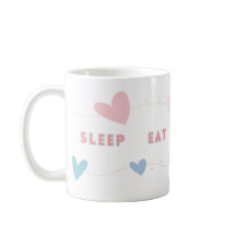 Suspender Comer Leer Repetir Mug
