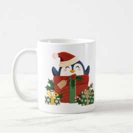 Taza De Café Süßer Pinguin wünscht frohe Weihnachten