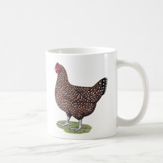 Taza De Café Sussex:  Gallina manchada (Derecha)