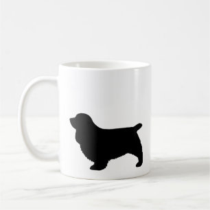 Taza De Café Sussex Spaniel Perro Raza Silhouettes