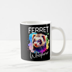 Taza De Café Susurrador de Hurones Comfort Colors Peso Pesado A
