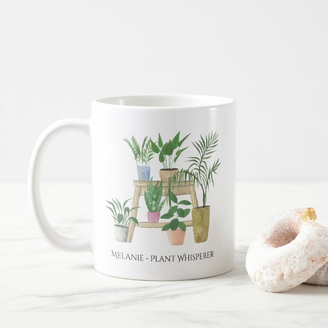 Taza De Café Susurro de planta - Instalaciones domésticas - Mon (Con donut)