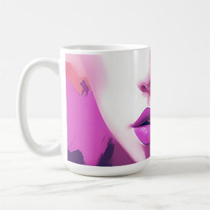 Taza De Café Susurro del sueño de Lilac - Sereno, etéreo, púrpu