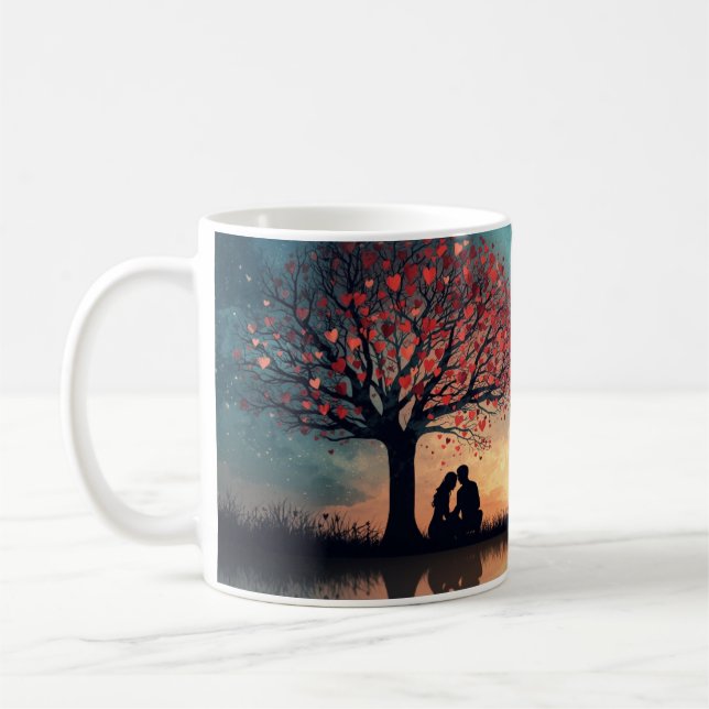 Taza De Café 🌙 Susurros de amor eterno (Izquierda)