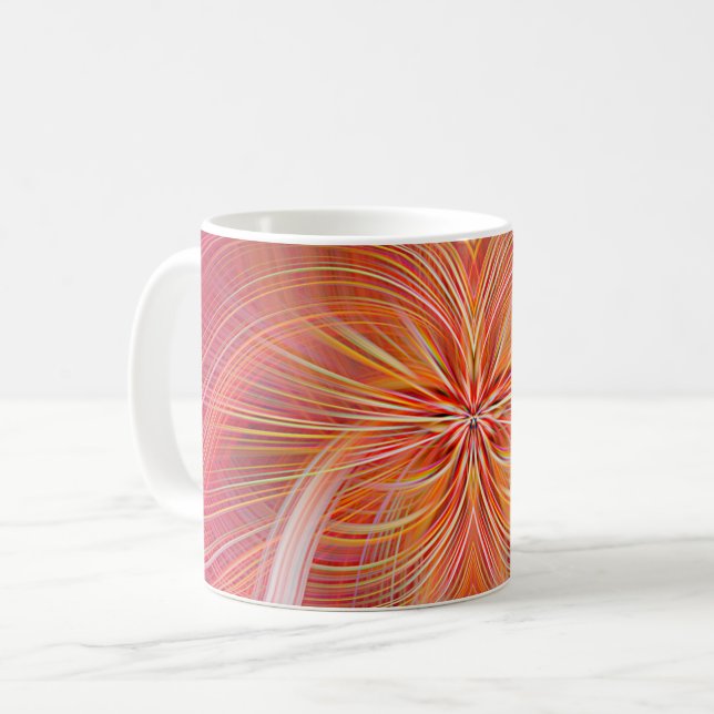 Taza De Café Susurros rosados (Anverso izquierdo)