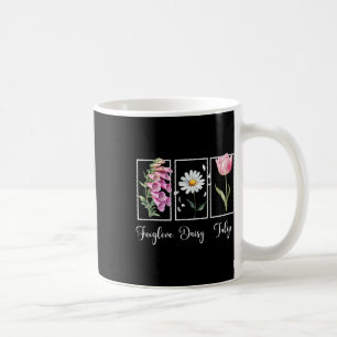 Taza De Café Sutil Floral Liberal Resistir Protesta Digitalis M